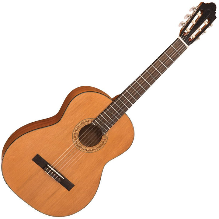 Santos Martinez Estuduiante Classic Guitar ~ Natural Satin - Ev - Entz Music