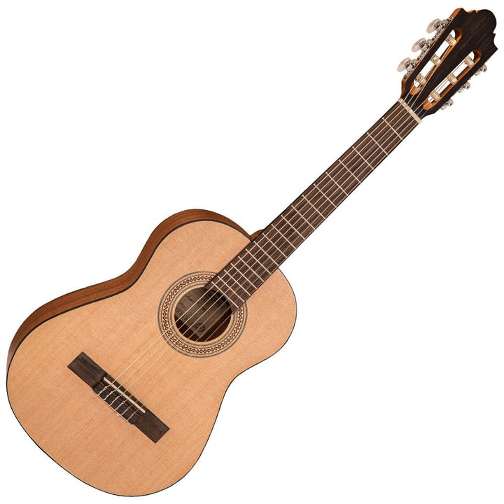 Santos Martinez Principante 1/2 Size Classic Guitar ~ Natural Open Pore - Ev - Entz Music