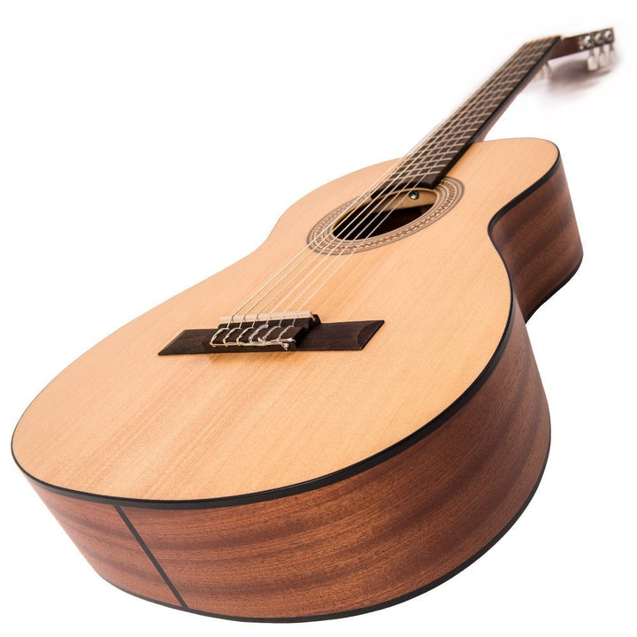 Santos Martinez Principante 3/4 Size Classic Guitar ~ Natural Open Pore - Ev - Entz Music