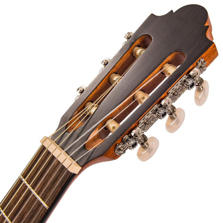 Santos Martinez Principante 3/4 Size Classic Guitar ~ Natural Open Pore - Ev - Entz Music