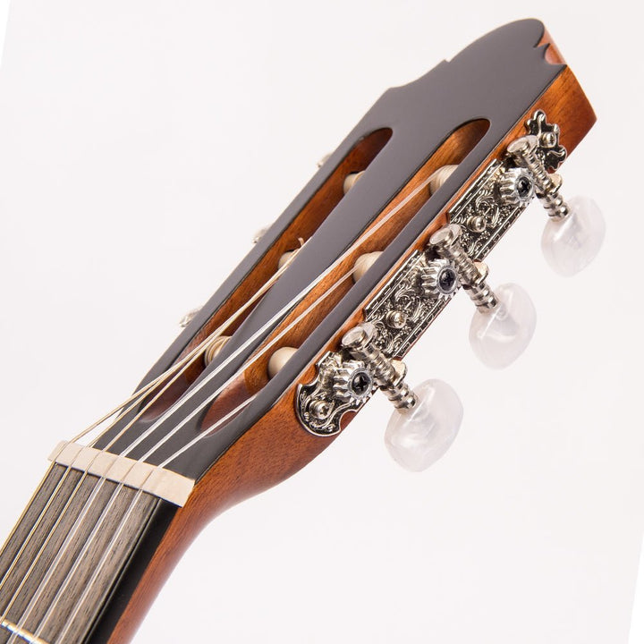 Santos Martinez Principante 4/4 Size Classic Guitar ~ Natural Open Pore - Ev - Entz Music