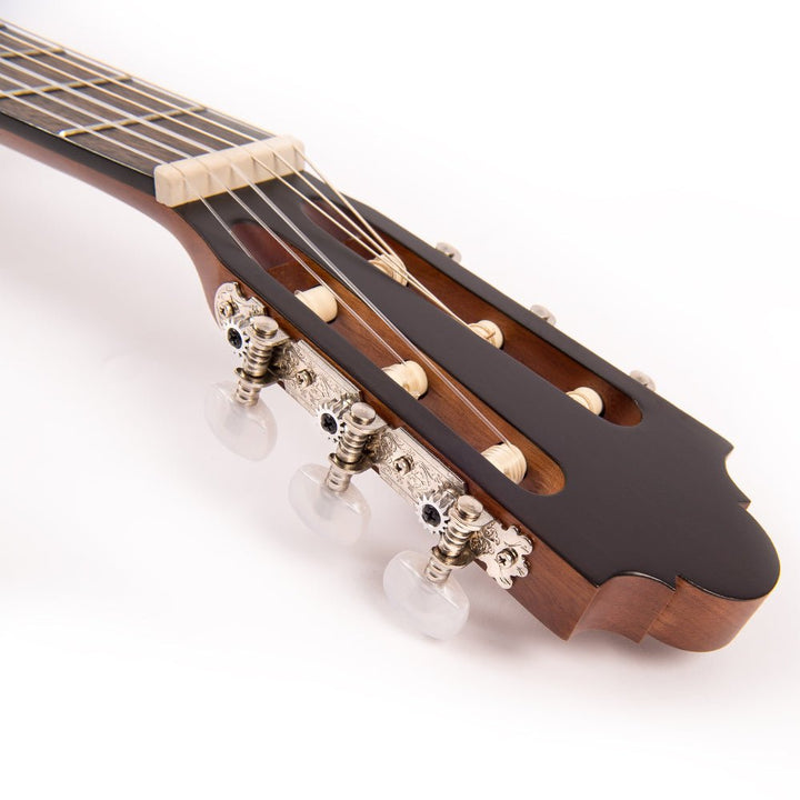 Santos Martinez Principante 4/4 Size Classic Guitar ~ Natural Open Pore - Ev - Entz Music