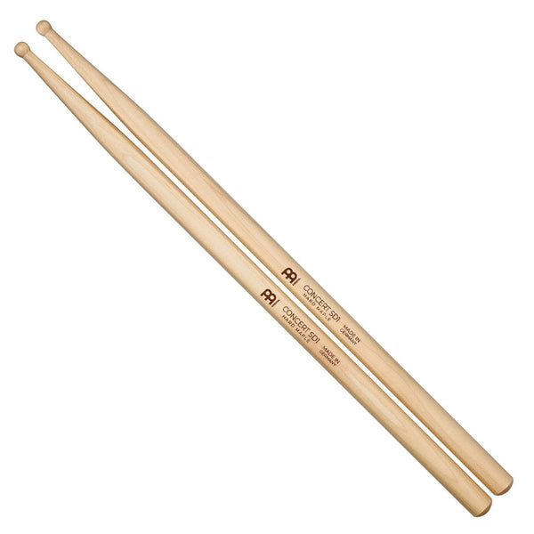 Meinl Stick & Brush Concert SD1, Drumstick Hard Maple, Round Wood Tip, Pair