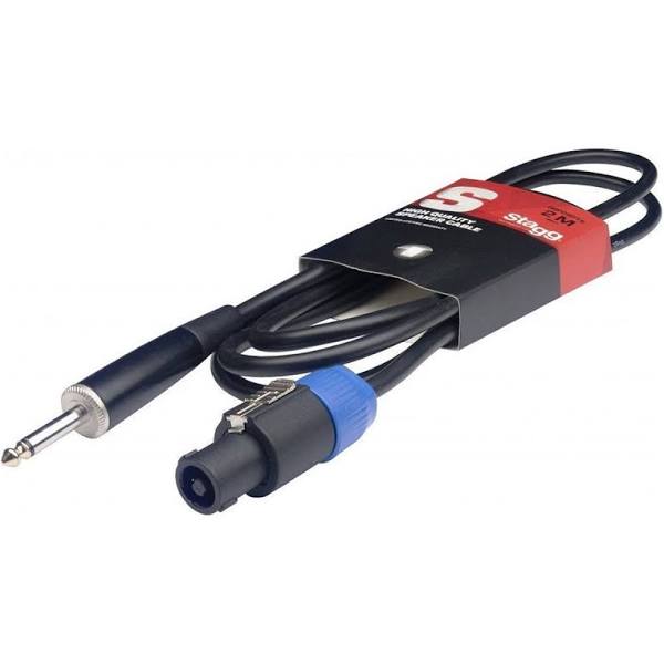 Stagg High Quality Speaker Cable Jack-To-Jack 3 Metre (10ft) SSP3PP15