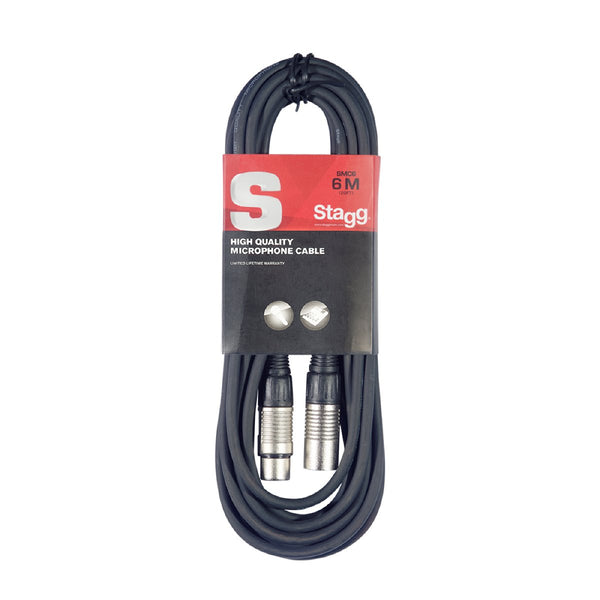 Stagg SMC6 6 Meter standard microphone XLR cable