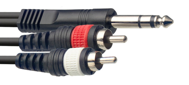 Stagg Y - cable, jack/RCA (m/m), 3 m (10') SYC3/PS2CM E - Ev - Entz Music