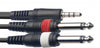 Stagg 3m Mini Stereo Jack to 2 x Mono Jack Lead