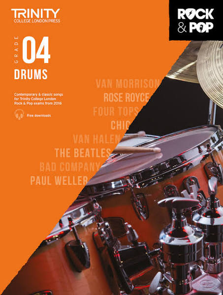 Trinity College London Rock & Pop 2018 Drums Grade 4
