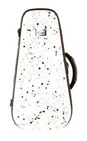 K-SES Trumpet case with mute compartment (White sparkle) Slimline