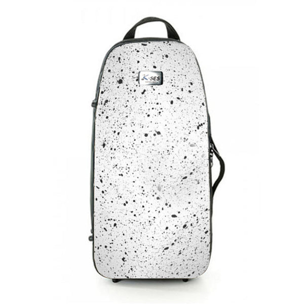 K-SES Trumpet case  with mute and small accessory compartment  (White sparkle)