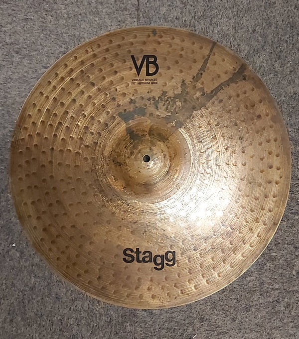 Pre-Owned Stagg Vintage Bronze (VB) 20" Medium Ride cymbal