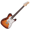 Vintage V72H Custom Spec Hardtail ~ Flame Tobacco Burst - Ev - Entz Music