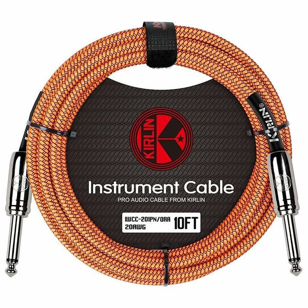 KIRLIN 10FT STRAIGHT CABLE ORANGE