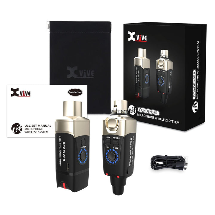 Xvive Condenser Microphone Wireless System - Ev - Entz Music