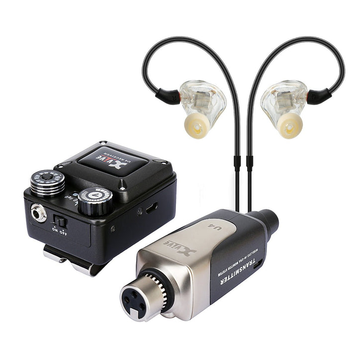 Xvive In - Ear Monitor Wireless System with T9 In - Ear Monitors and Travel Case - Ev - Entz Music