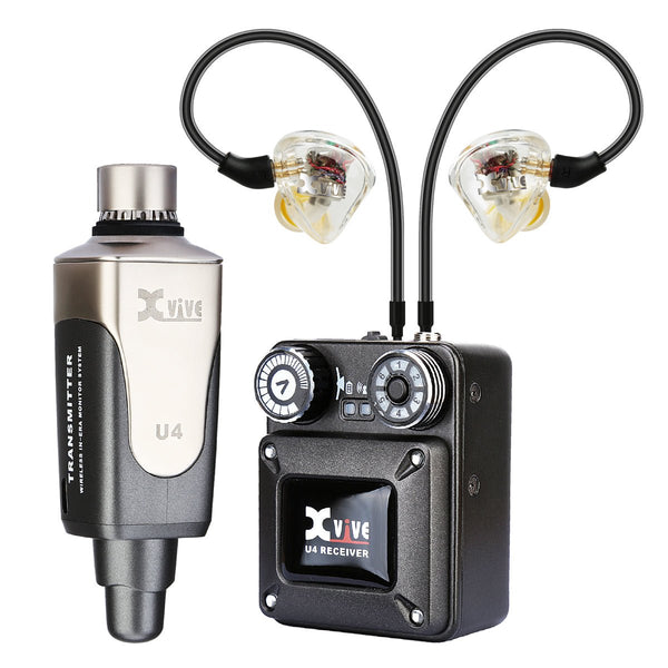 Xvive In - Ear Monitor Wireless System with T9 In - Ear Monitors and Travel Case - Ev - Entz Music