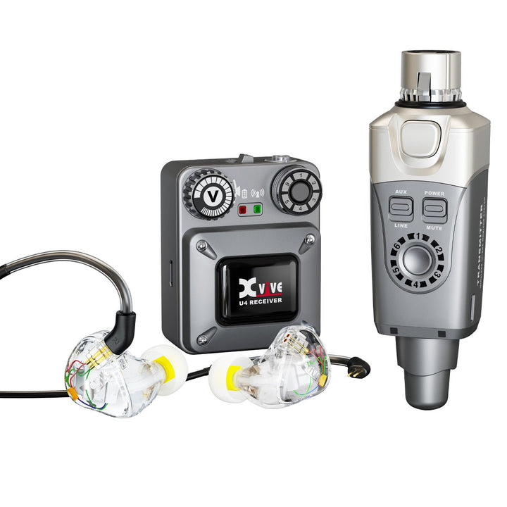 Xvive In - Ear Monitor Wireless System with T9 In - Ear Monitors and Travel Case - Ev - Entz Music