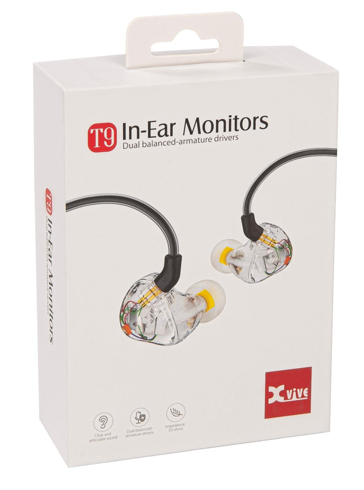 Xvive T9 In - Ear Monitors ~ Dual Balanced Drivers - Ev - Entz Music