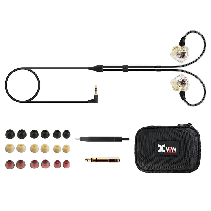 Xvive T9 In - Ear Monitors ~ Dual Balanced Drivers - Ev - Entz Music