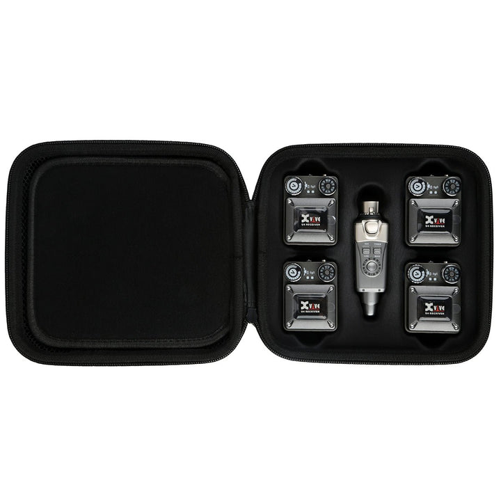 Xvive Travel Case for XU4R4 In - Ear Monitor Wireless System (4 Receivers) - Ev - Entz Music