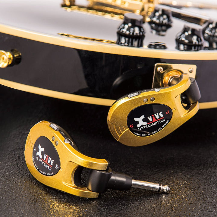 Xvive Wireless Guitar System ~ Gold - Ev - Entz Music